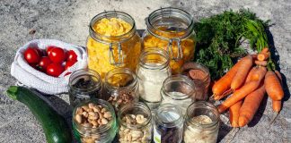 Envases para almacenar alimentos en el hogar