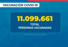 74% de la población objetivo ha recibido la primera dosis de la vacuna contra SARS-CoV-2