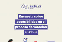 Encuesta sobre accesibilidad en el proceso de votación en Chile