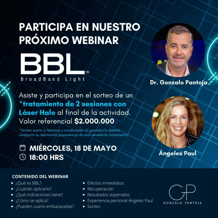 Webinar Dermatología Tratamiento con Láser BBL