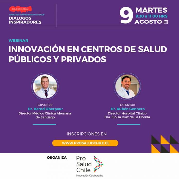Seminario de Pro Salud Chile presentará experiencias de gestión de la innovación en centros de salud líderes a nivel público y privado
