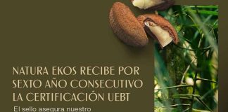 Natura Ekos obtiene el sello de la UEBT por sexto año consecutivo