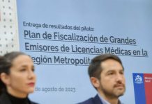 Autoridades entregan balance a 6 meses del Plan de Fiscalización de Grandes Emisores de Licencias Médicas