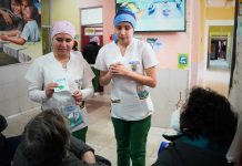 Estudiantes del área salud del IP Virginio Gómez atendieron gratuitamente a residentes de Portezuelo 