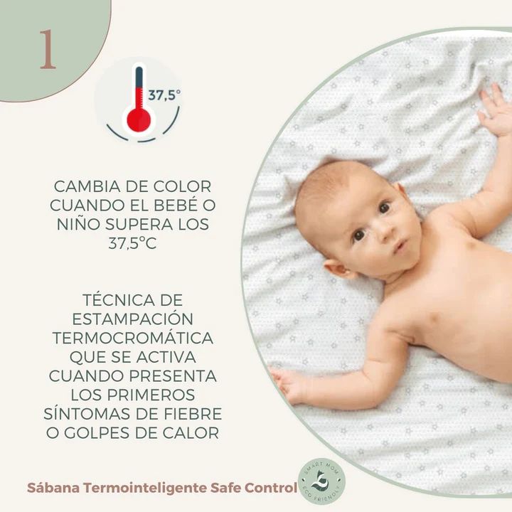 ¡Innovación en Cuidado Infantil! Smart Moon y Bimbidreams traen a Chile la Sábana Bajera Termointeligente Safe Control ®