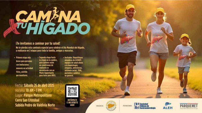 Asociación Chilena de Hepatología organiza Camina por Tu Hígado Asociación Chilena de Hepatología organiza