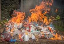 Incendios con basura elevan el riesgo ambiental y sanitario Incendios con basura elevan el riesgo ambiental y sanitario