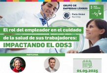 Pacto Global Chile – ONU convoca a líderes empresariales y expertos para visibilizar el rol del empleador en la promoción de la salud Pacto Global Chile - ONU convoca a líderes empresariales y expertos para visibilizar el rol del empleador en la promoción de la salud