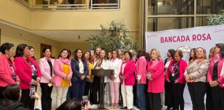 Diputadas de la Bancada Rosa firman compromiso por el cáncer de mama  en su primer aniversario