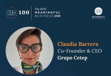 Dra. Claudia Barrera, CEO de Grupo Cetep, es reconocida entre los Meaningful Business 100 de 2025 Dra. Claudia Barrera, CEO de Grupo Cetep, es reconocida entre los Meaningful Business 100 de 2025