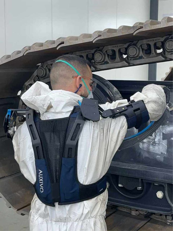 exoesqueleto en el trabajo