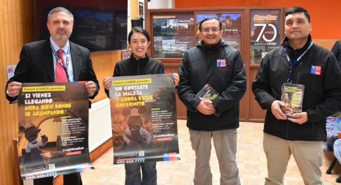 Seremi de Salud refuerza prevención de hantavirus, marea roja y enfermedades transmitidas por alimentos en Terminal de Bus Sur Seremi de Salud refuerza prevención de hantavirus, marea roja y enfermedades transmitidas por alimentos en Terminal de Bus Sur